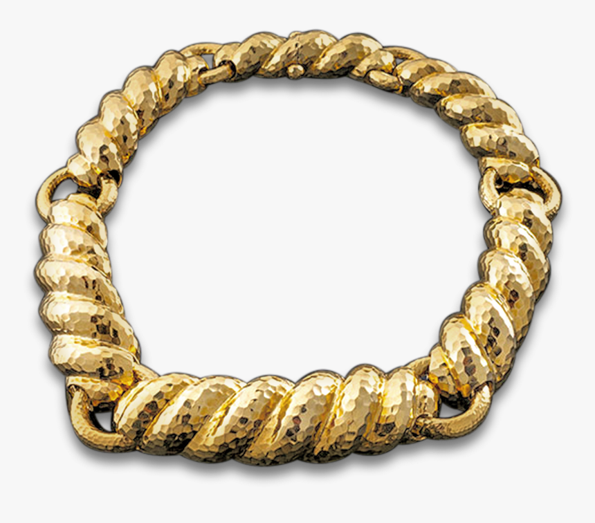 Textured Gold Necklace By David Webb - Bracelet, HD Png Download