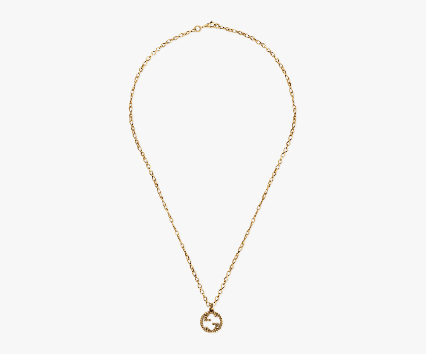 Gucci Interlocking G 18k Gold Necklace - Necklace, HD Png Download