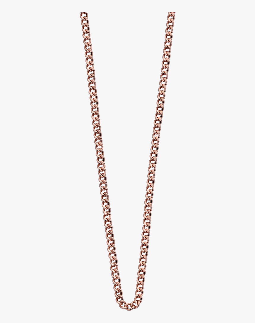 Necklace Chain 16 To 18 18k Rose Gold Vermeil 
 Class - Chain, HD Png Download