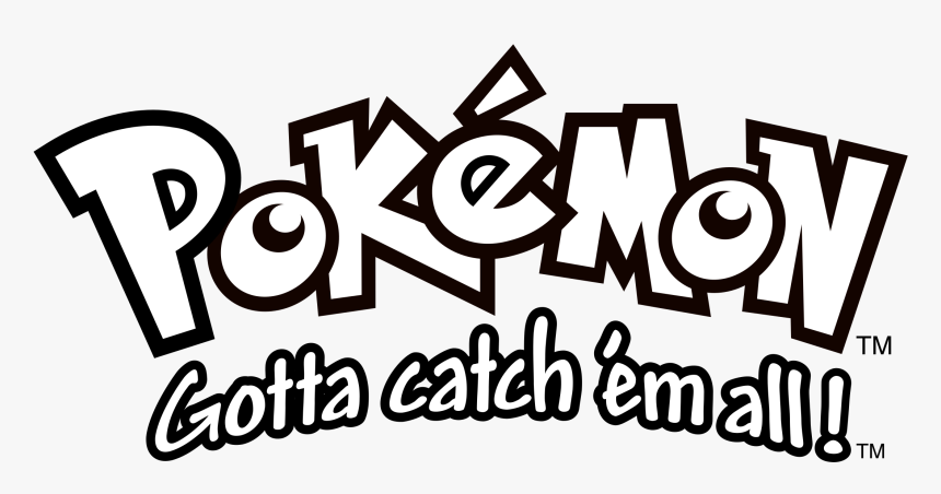 Pokemon Logo To Color, HD Png Download