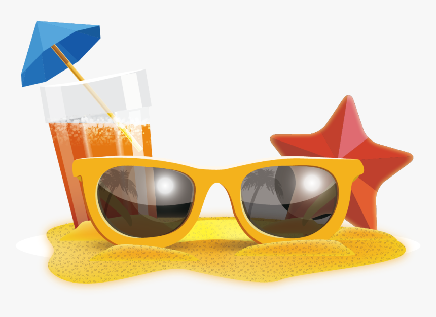 Beach Vector Sunglasses Resort Pattern Hq Image Free - Beach Sunglasses Png, Transparent Png