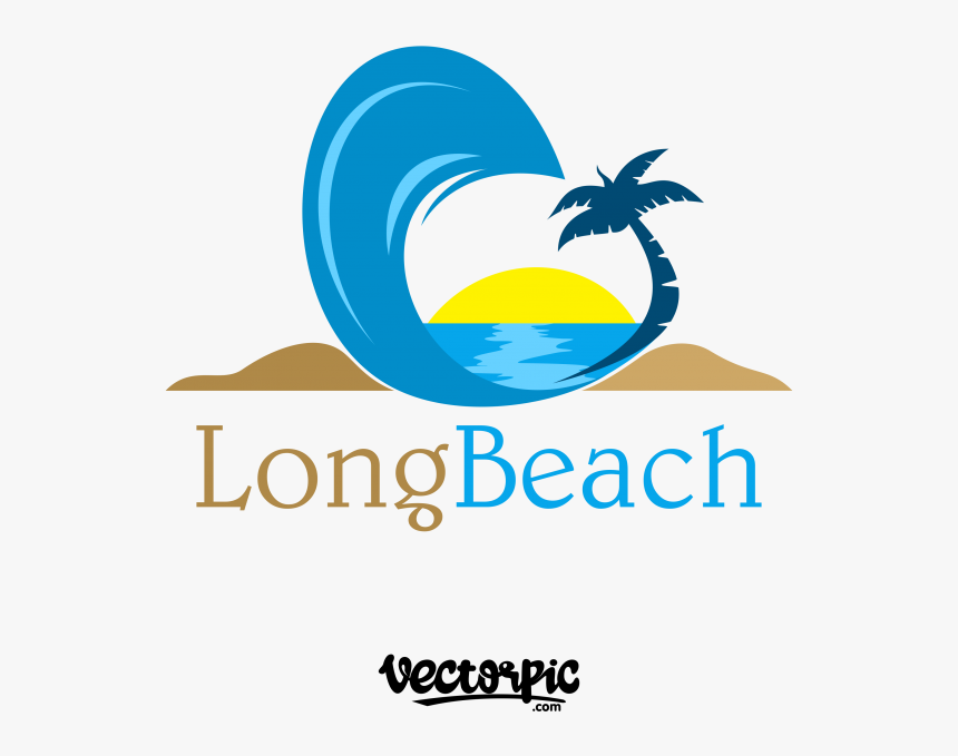 Beach Vector Png - Graphic Design, Transparent Png
