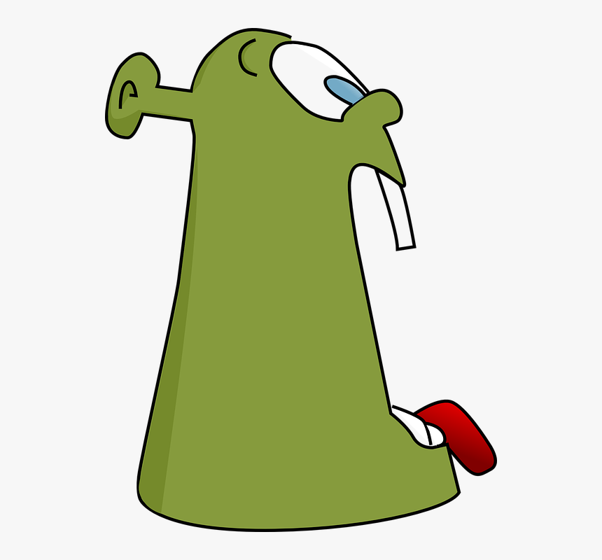 Alien, Martian, Green, Monster, Mouth, Shrek, Troll - Monster, HD Png Download