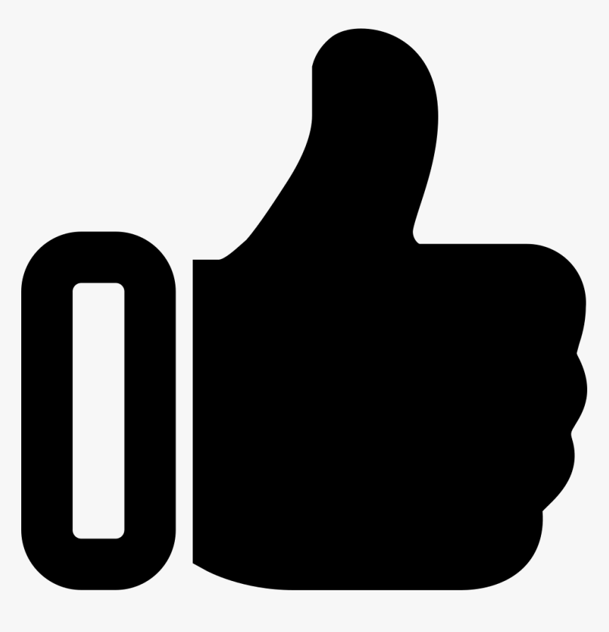 Like Png - Transparent Background Clip Art Thumbs Up, Png Download