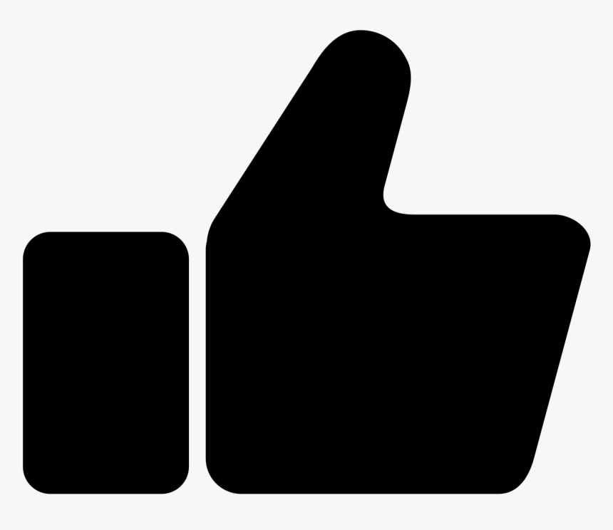 Like, Icon, Flat Design, Design, Minimalist, Style - Like Hand Icon, HD Png Download
