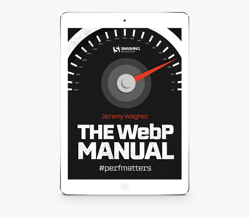 A Mockup Of The Webp Manual’s Cover On A White Ipad - Gauge, HD Png Download