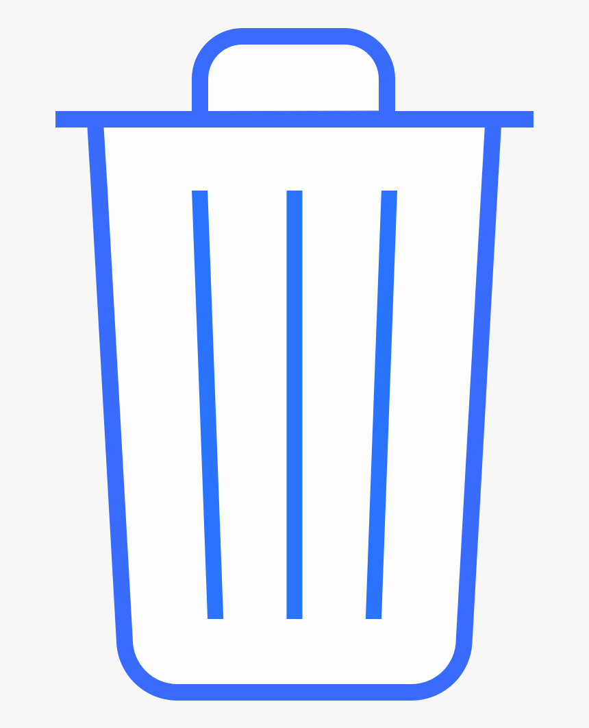 Trash Can Library Icon - Plastic, HD Png Download