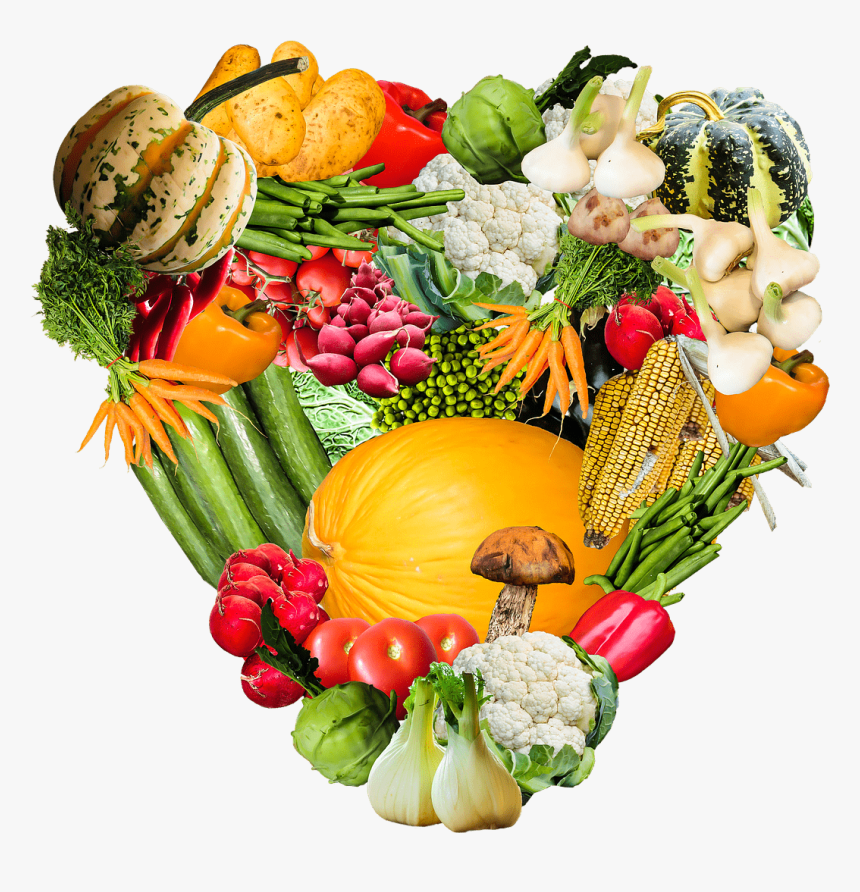 Heart, Vegetables, Harvest, Thanksgiving, Png, Isolated - Often You Do Eat Fruit, Transparent Png