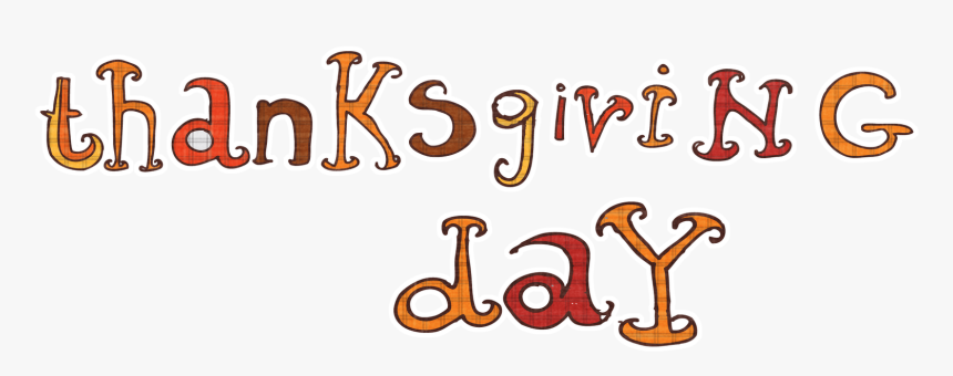 Thanksgiving 2017 Png - Thanksgivingday Png, Transparent Png