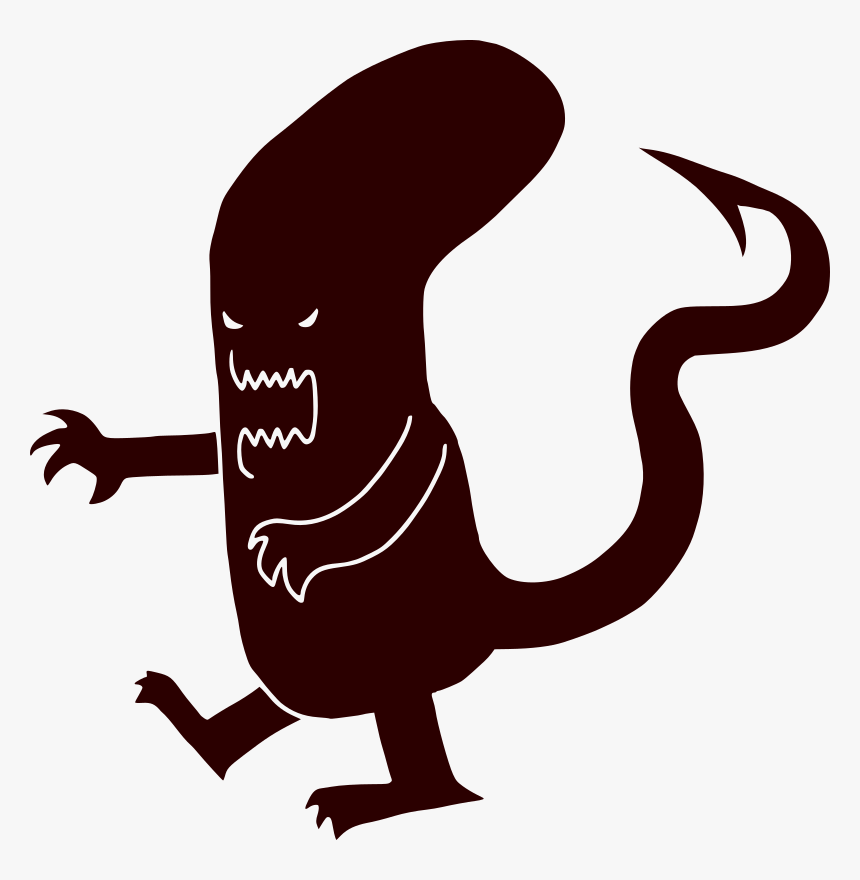 Alien, Extraterrestrial, Fangs, Devil, Angry, Evil - Xenomorph Clipart, HD Png Download