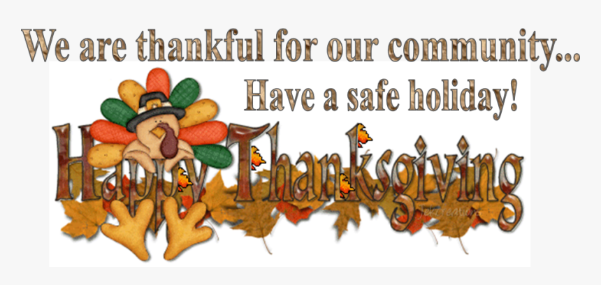 2015 Thanksgiving Slider - Happy And Safe Thanksgiving, HD Png Download