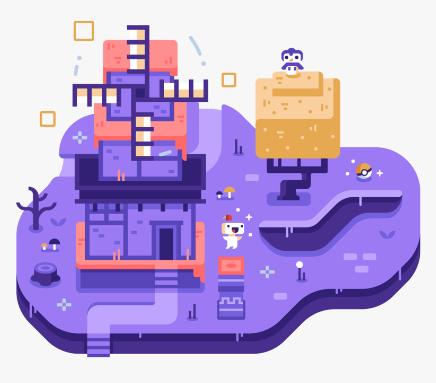 Fez Discord Dioramas Illustrations By Matt Anderson, HD Png Download