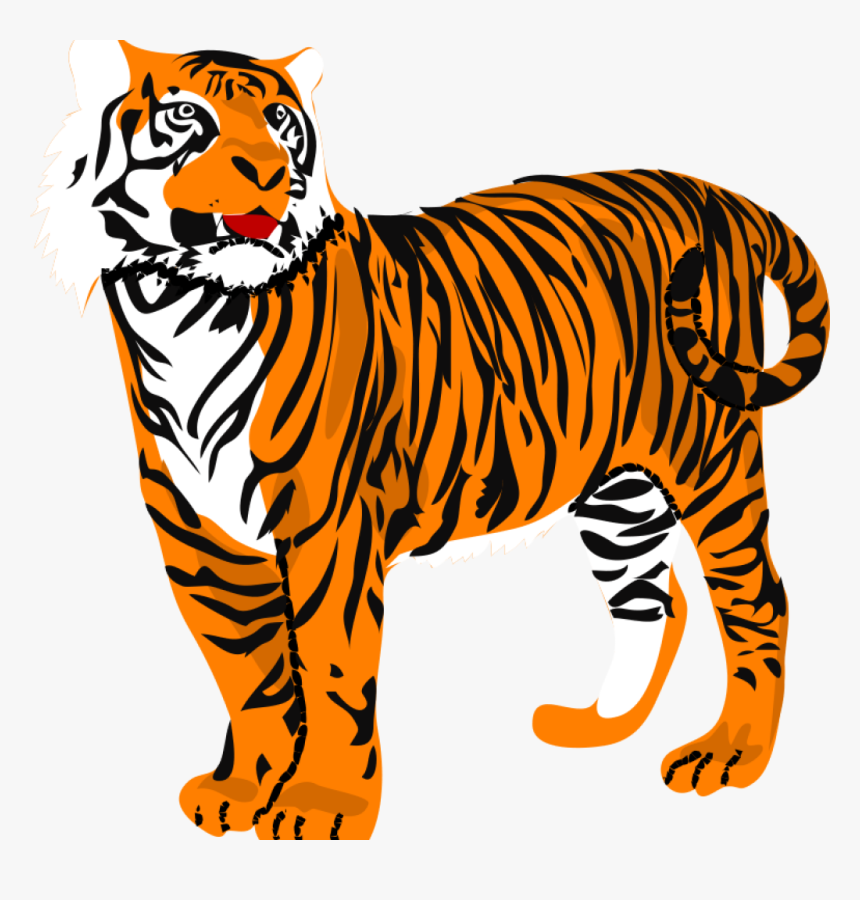 Print Free - Tiger Clipart Png, Transparent Png