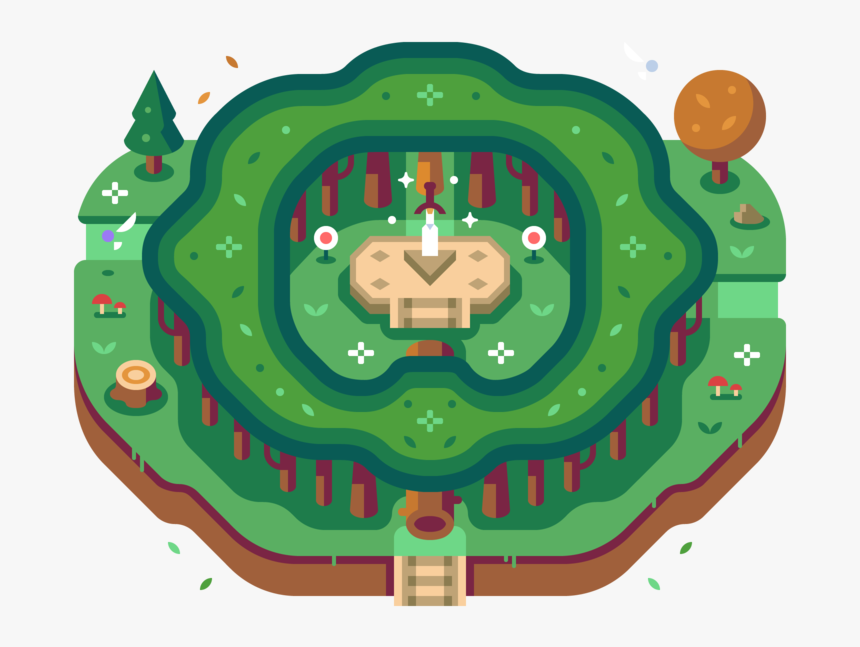 Lost Woods Discord Dioramas Illustrations By Matt Anderson, HD Png Download