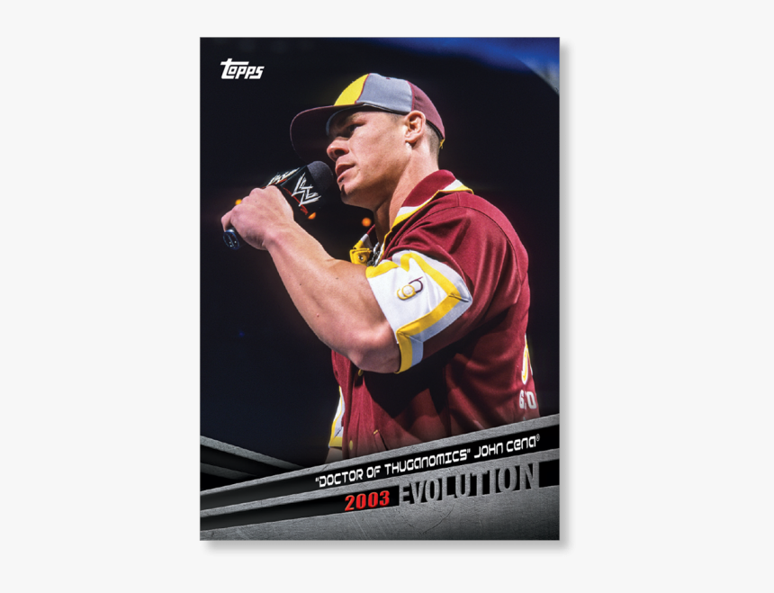 2018 Topps Wwe Doctor Of Thuganomics - John Cena Evolution Topps Card, HD Png Download