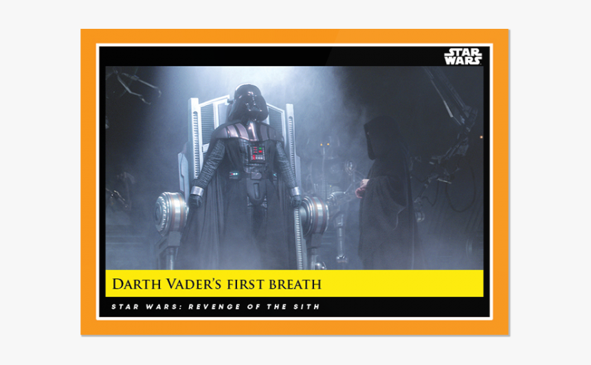 Darth Vader S First Breath - Darth Sidiuos Revenge Of The Sith, HD Png Download