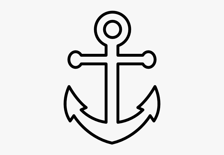 Big-anchor - Anchor Outlines Png, Transparent Png