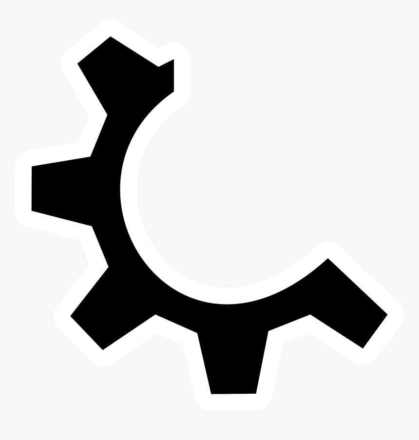 This Free Icons Png Design Of Mono Run - Logo Gear Png, Transparent Png