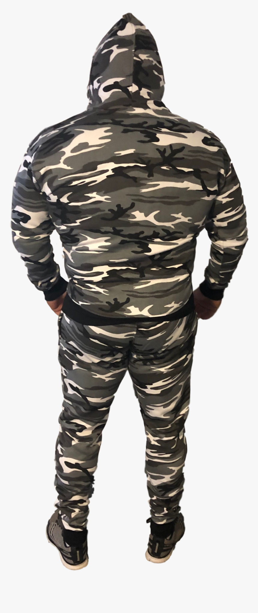 Camo Track Suit Back, HD Png Download