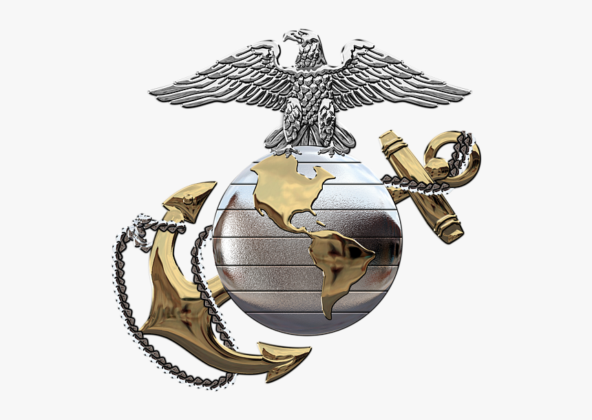 Clip Art For Free Download - Eagle Globe Anchor Png, Transparent Png