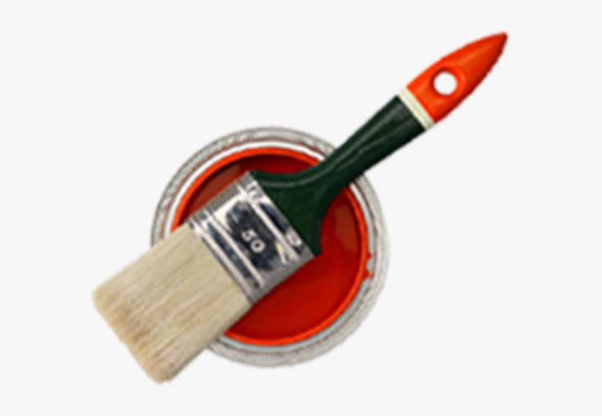 Paint Brush And Paint Tin, HD Png Download
