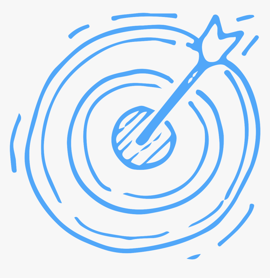 Archery Target Art Black And White, HD Png Download