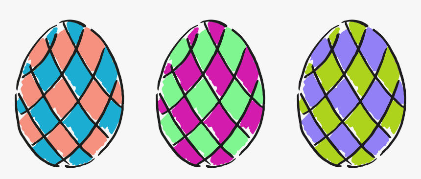 Easter Eggs 6 Clip Arts - Circle, HD Png Download