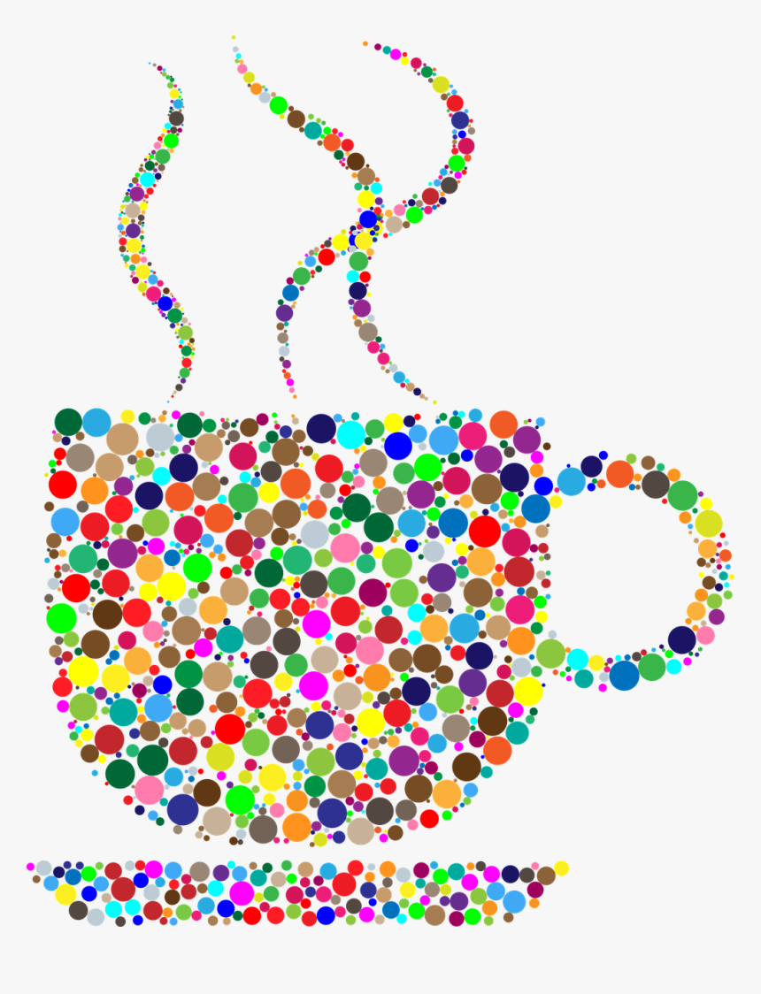 Colorful Coffee Clip Art, HD Png Download