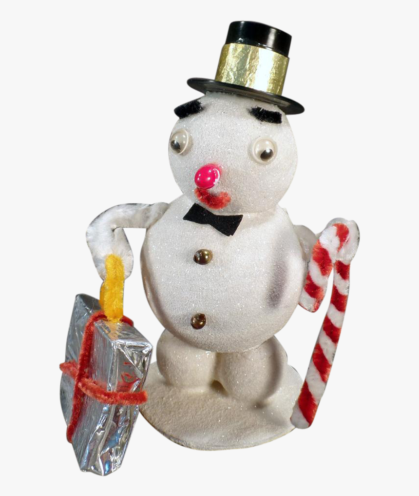 Vintage Snowmen Christmas Decoration Frosty The Snowman - Figurine, HD Png Download