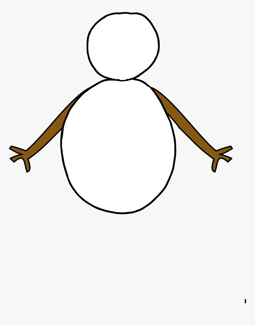 Simple Snowman Clip Arts, HD Png Download