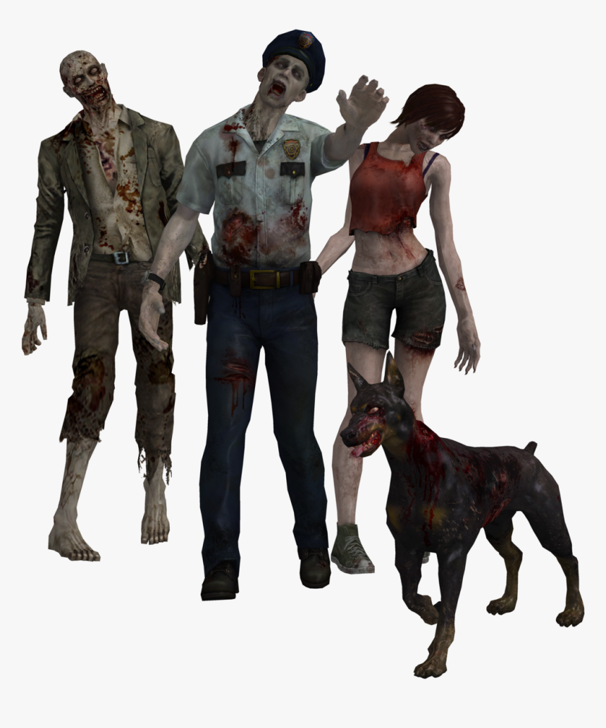 Png Zombies By Jaimito On Jpg Library - Resident Evil Zombies Transparent, Png Download