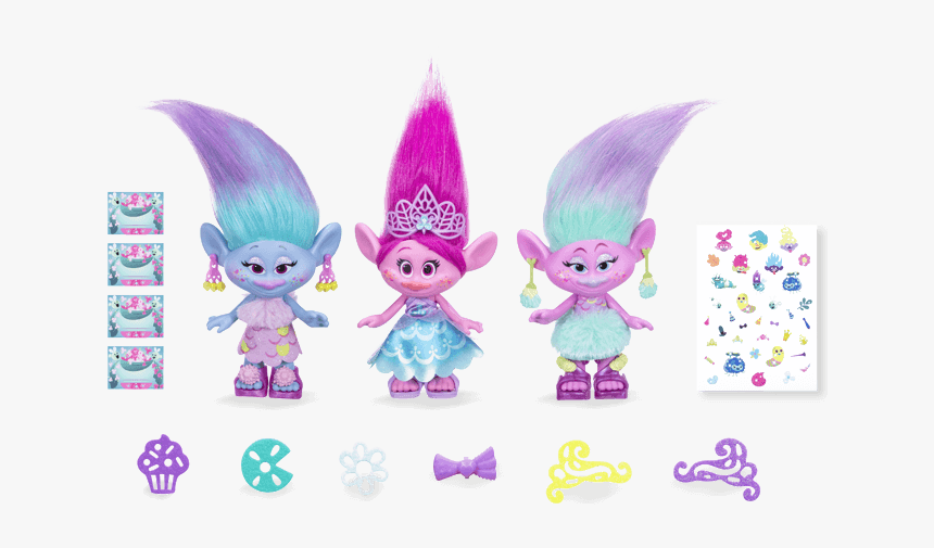 Poppy Und Die Fashion Zwillinge - Набор Тролли Модные Близнецы, HD Png Download