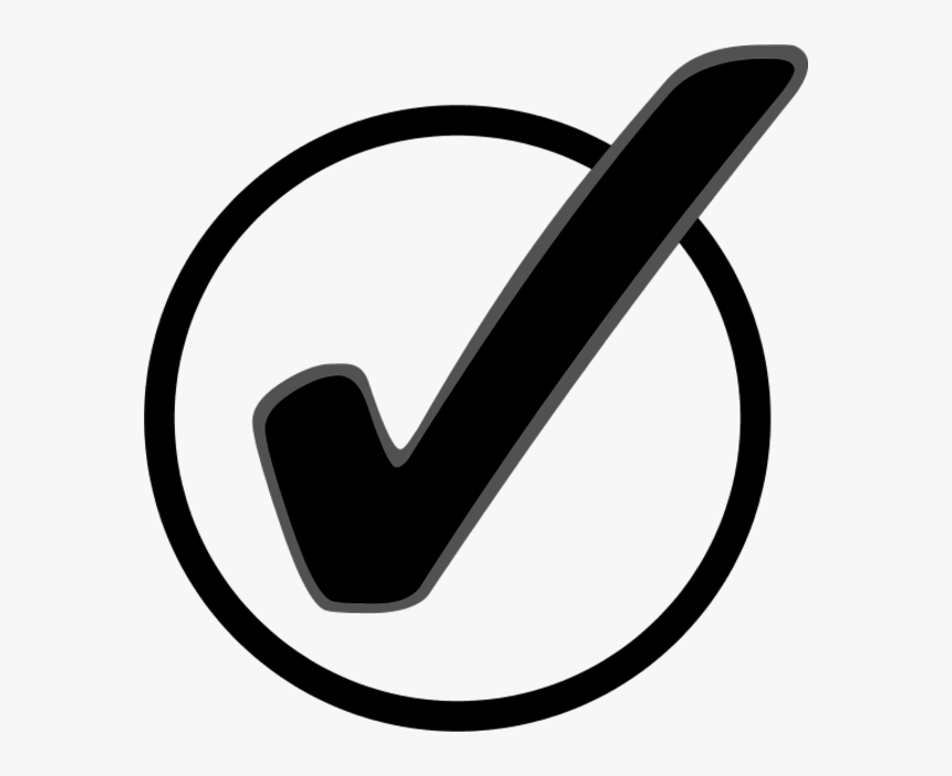 circle with check mark royalty free Circle and check mark royalty free vector image