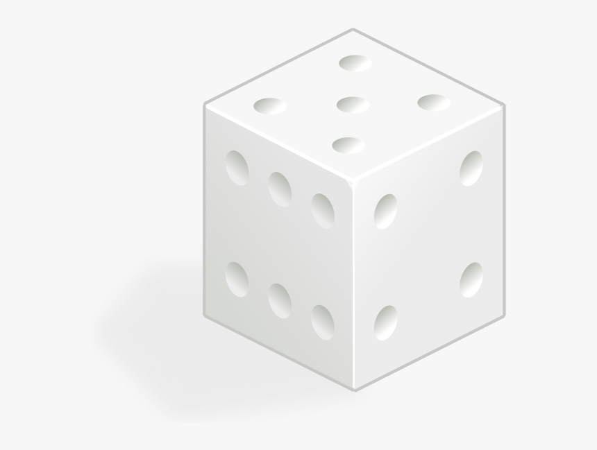 White Dice Png Clip Arts - Dice, Transparent Png