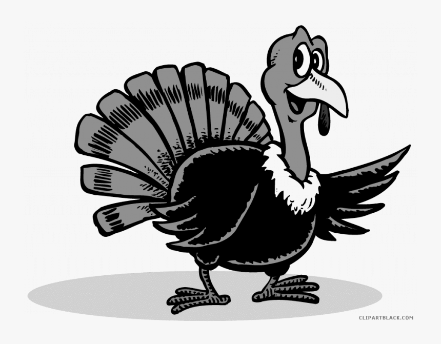 Transparent Funny Clipart - Black And Yellow Turkey, HD Png Download