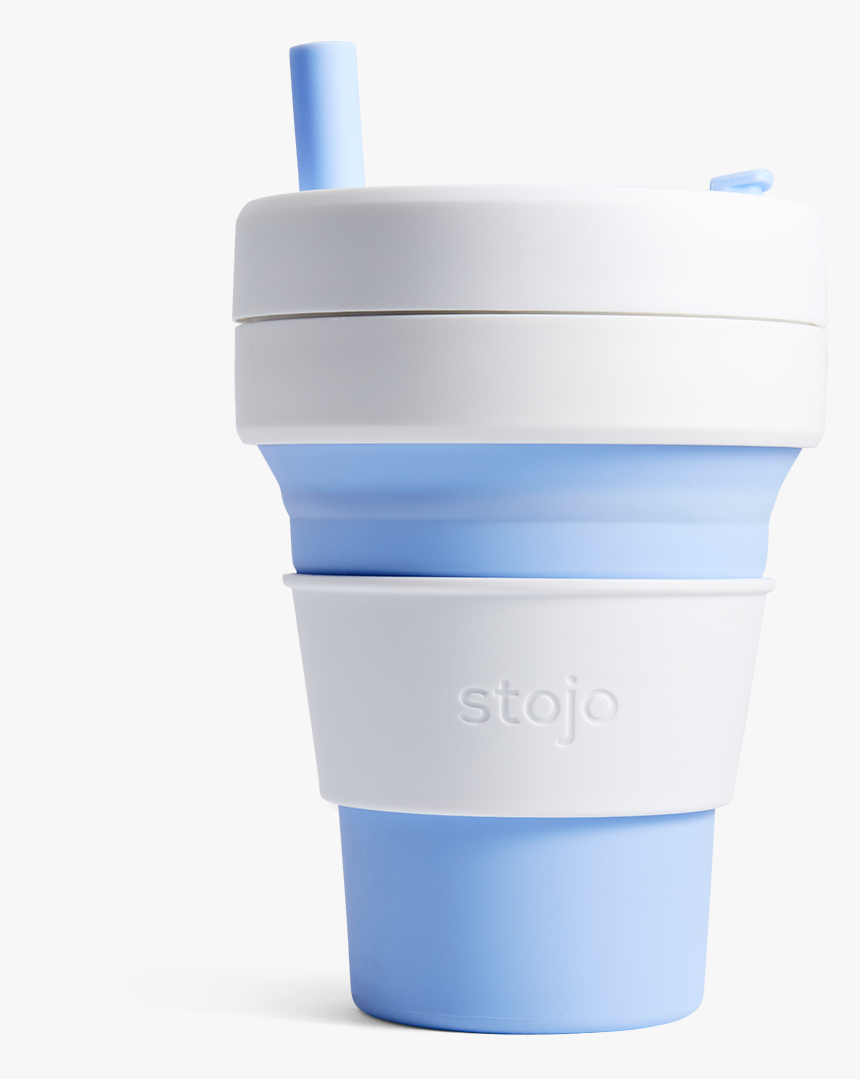 Biggie 16 Oz Cup - Stojo Sky, HD Png Download