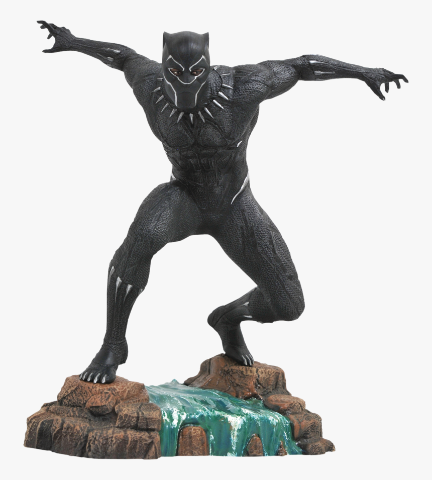 Black Panther Pvc Diorama - Diamond Select Black Panther, HD Png Download