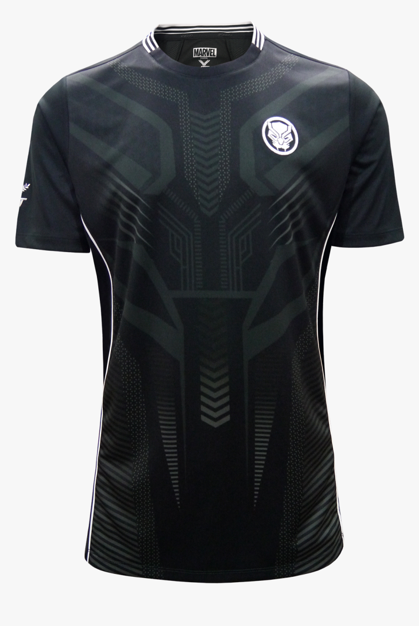 Front 
 Title Front - Marvel Black Panther Jersey, HD Png Download