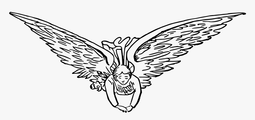 Flying Angel Clip Arts - Flying Angel, HD Png Download