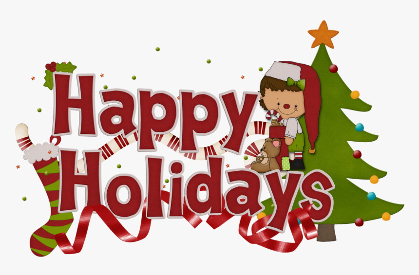 Clip Art Holiday Christmas Day Free Content Image - No School Christmas Break, HD Png Download