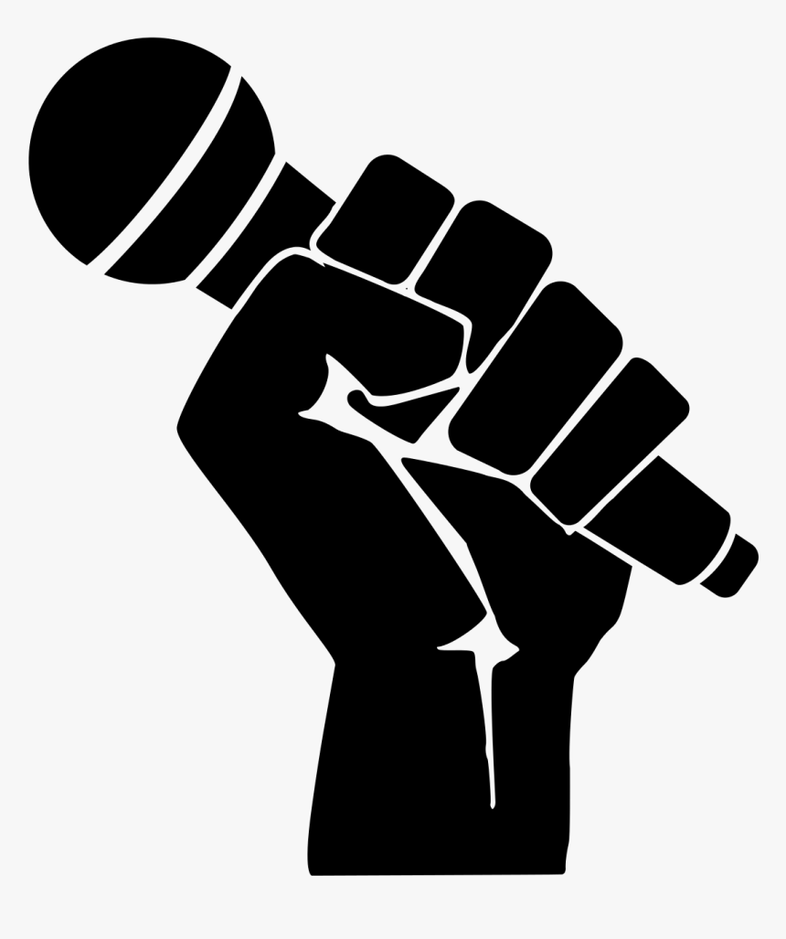 Microphone In A Fist - Microphone Png, Transparent Png