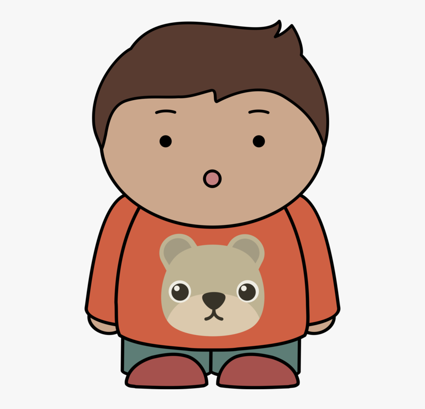 Pink,pleased,fictional Character - Cartoon Boy With Glass, HD Png Download