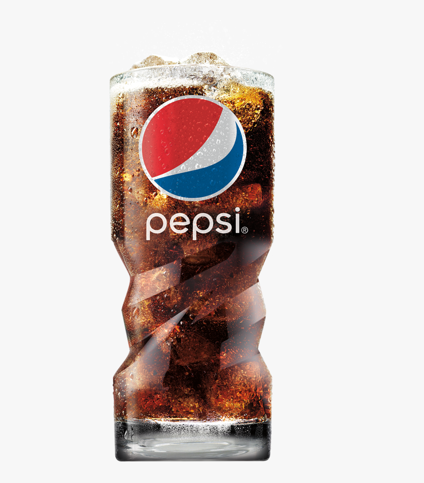 Pepsi With Glass Png, Transparent Png