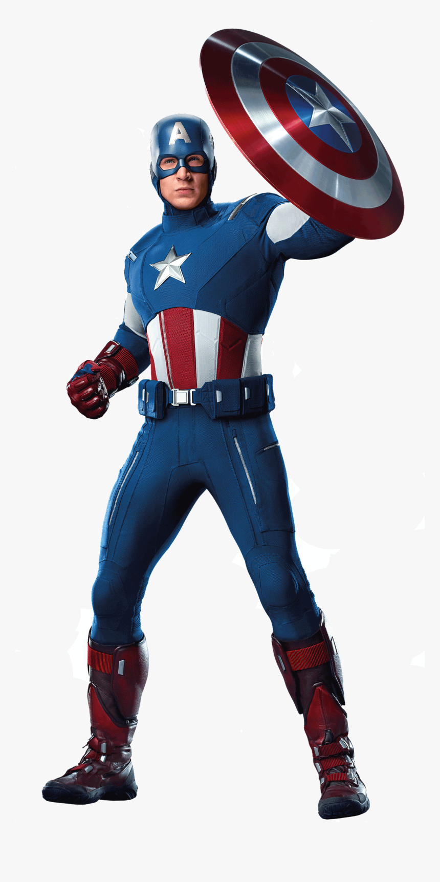 Captain America Team Png - Avengers 2012 Captain America, Transparent Png