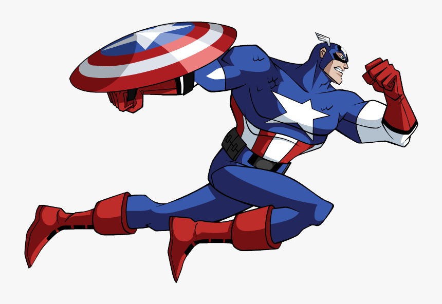 Captain America Clipart Awesome Captain America Clip - Captain America Clipart, HD Png Download