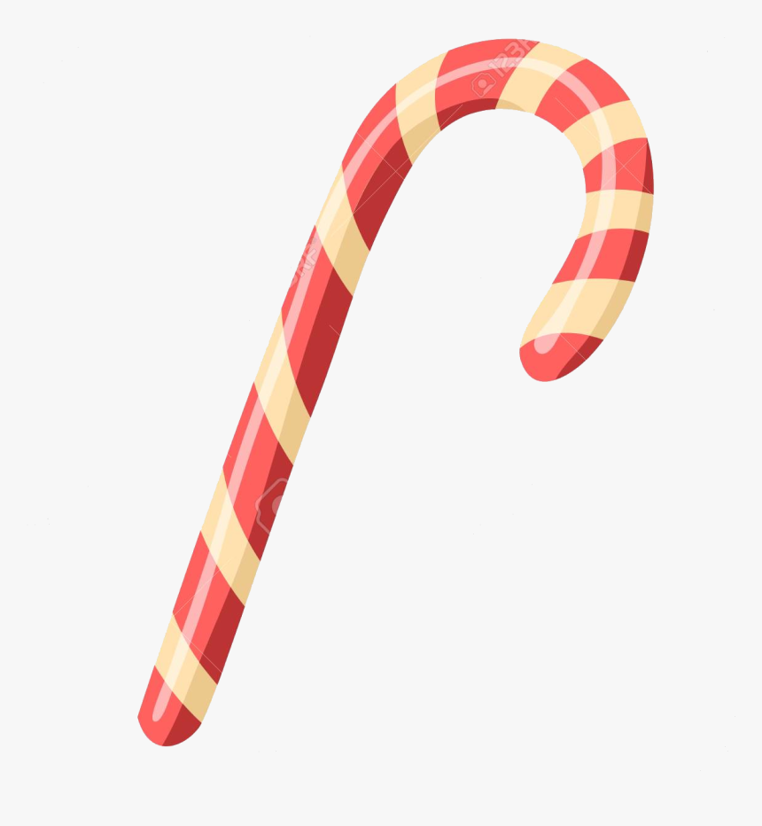 Candy Cane Clipart Colorful Free On Transparent Png - Doce Vetor Pirulito, Png Download
