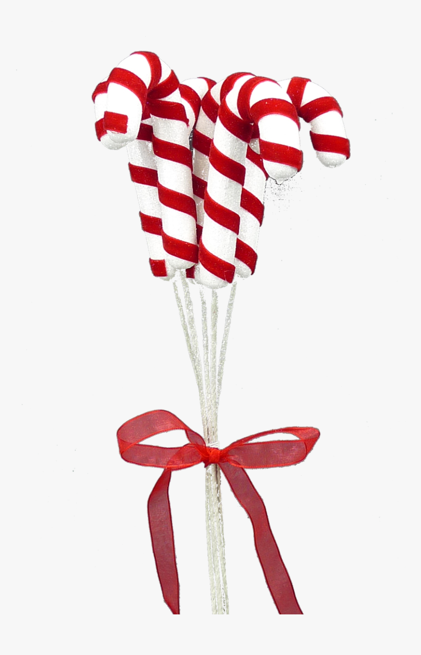Candy Cane Pick Bundle Candy Cane Christmas Pick, HD Png Download