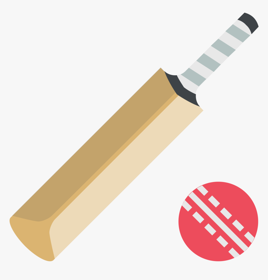 Cricket Bat Icon Png Clipart , Png Download - Cricket Bat Vector Png, Transparent Png