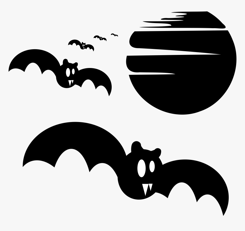 Halloween Bat Png Free Download - Illustration, Transparent Png