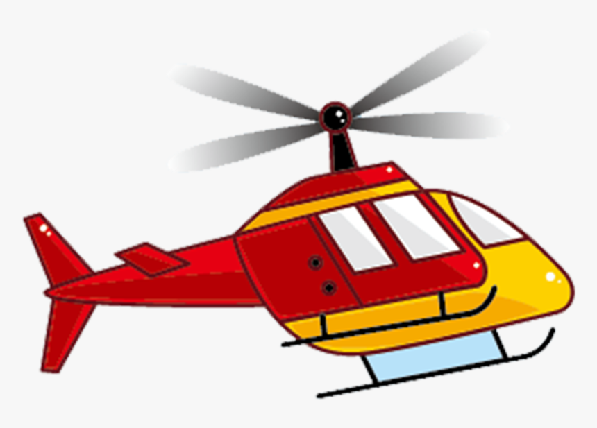 Helicopter Rotor Airplane - Helicoptero Clipart, HD Png Download